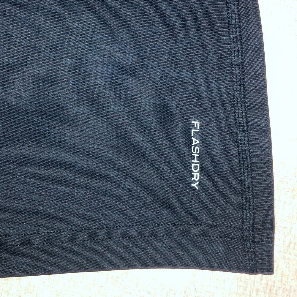 The North Face men’s shirt Lg Navy v-neck Short Sleeve Flashdry gym Running - Picture 4 of 7